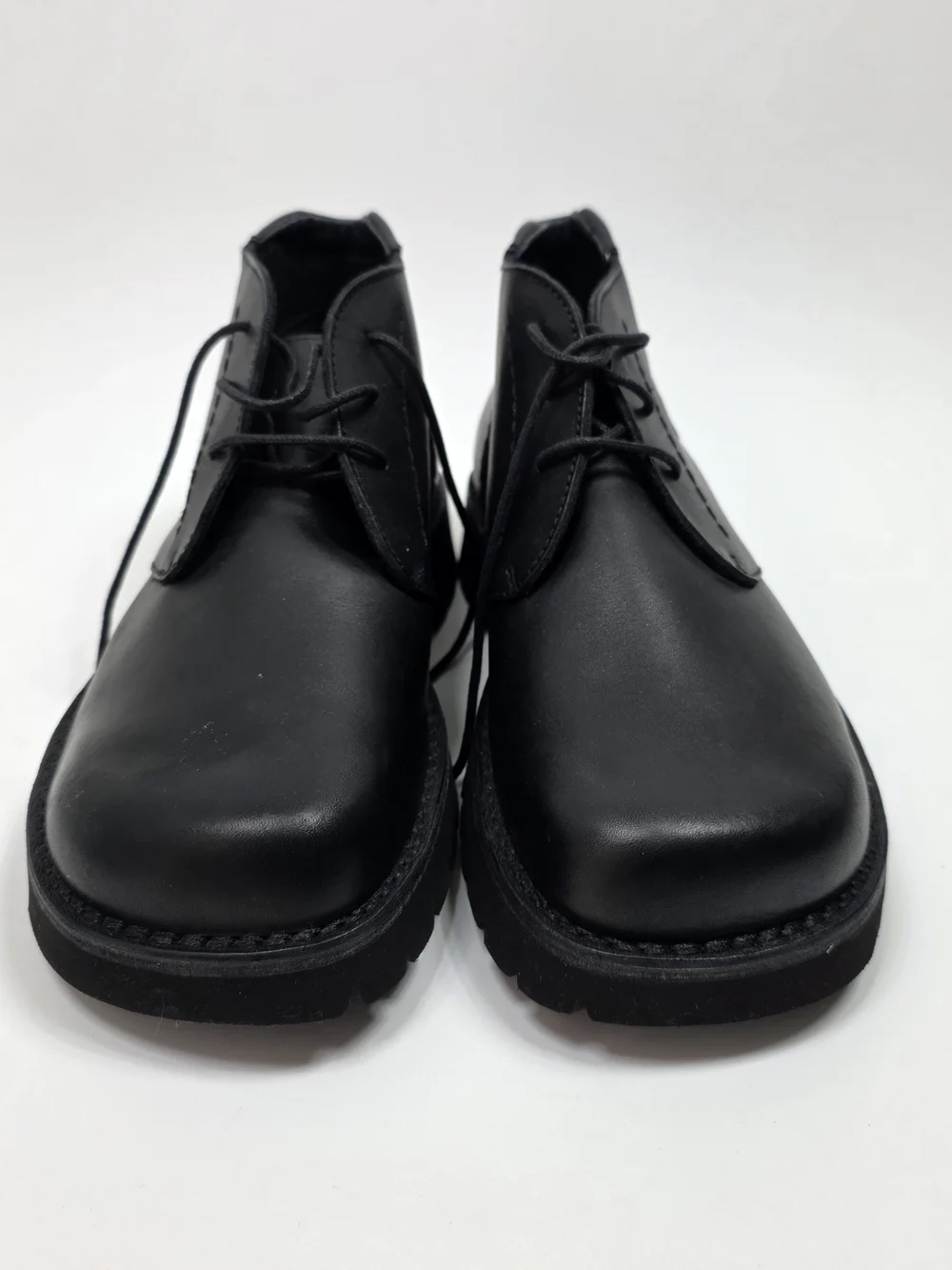 Rockport Tolan Lace-Up Men's Leather Lightweight Chukka Boots Black Size 8.5 W